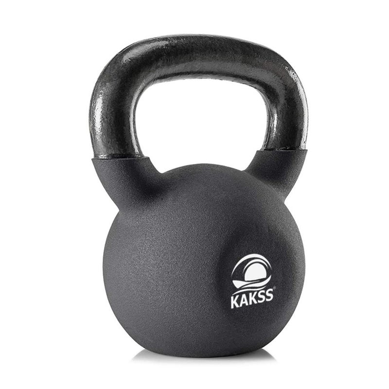 Kakss Half Coating Neoprene Kettlebell (Proudly Made in India) (black, 2kg) - Image 4