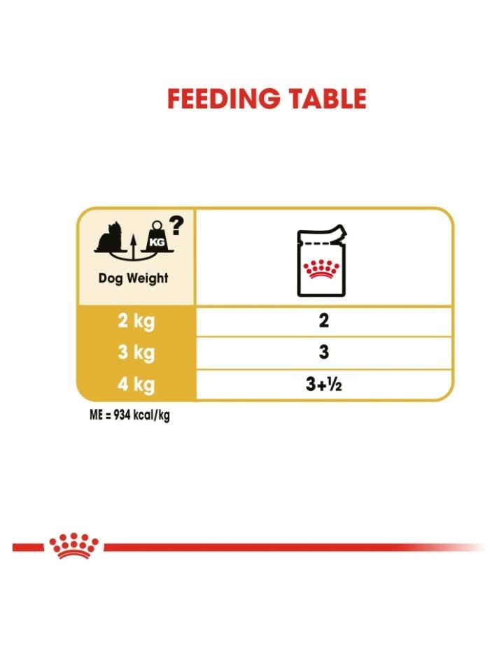 ROYAL CANIN Breed Health Nutrition Yorkshire Adult (WET FOOD - Pouches) 12 x 85g - Image 4