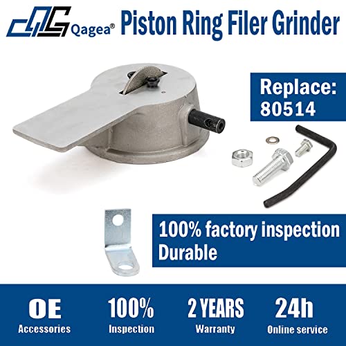 Qagea Manual Piston Ring Filer, 80514 Piston Ring End Cap Filer Tool 170/140 Grit Carbide Wheel - Image 3