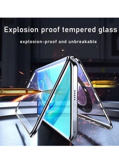 General Compatible with Vivo V40 Pro Case, With Buckle double-sided high-definition glass and Magnetic Adsorption Metal Frame, Seismic and anti fall  - Image 4