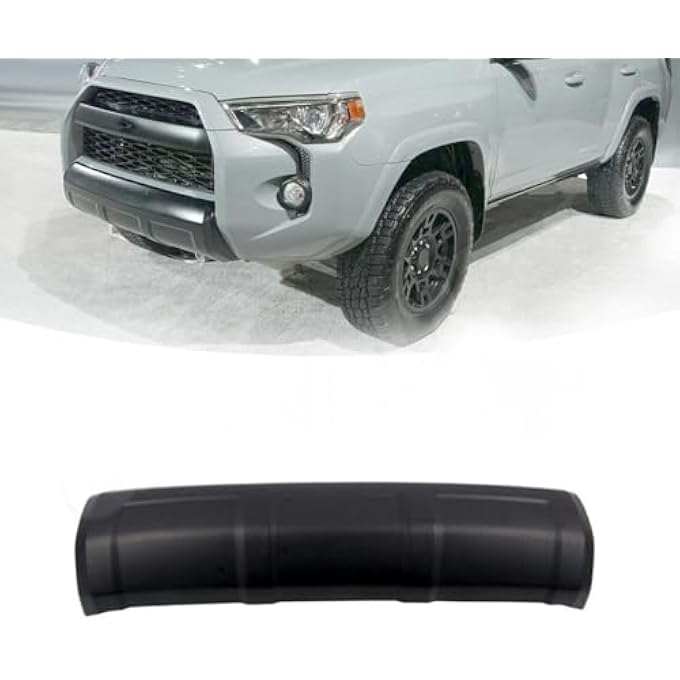 ZZDSNJ Lower Valance Panel Front Bumper Molding Replacement ABS Matte Black for 2016-2023 for Toyota 4Runner(NOT Fit Limited & TRD Sport) - Image 1