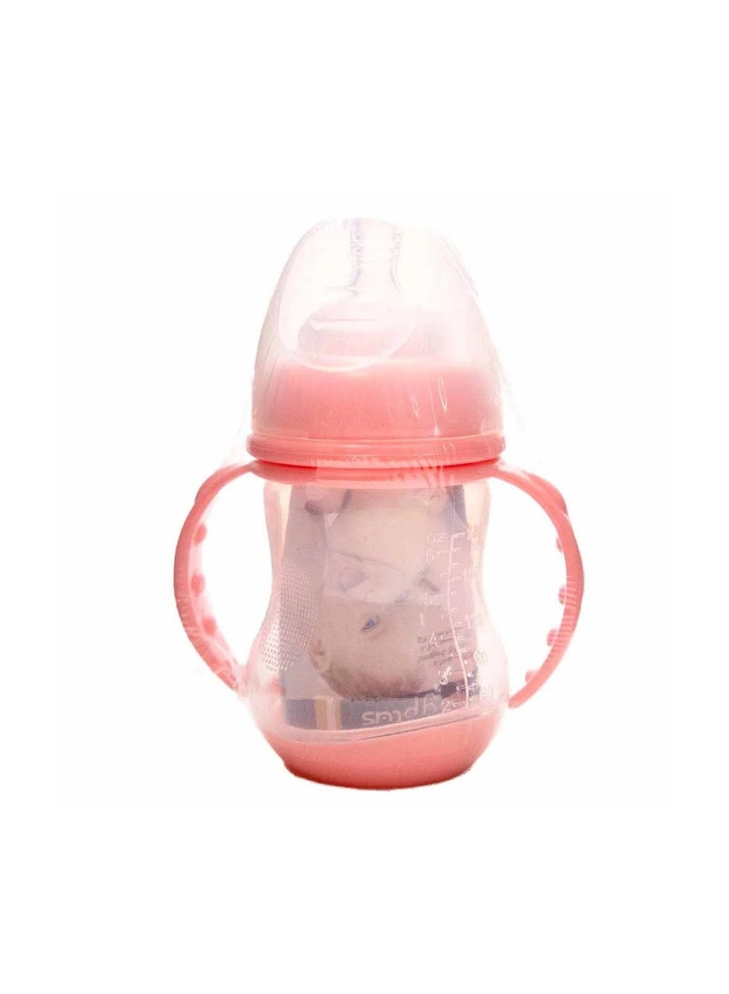 Wide Neck Feeding Bottle 180Ml Pink Bp6640
