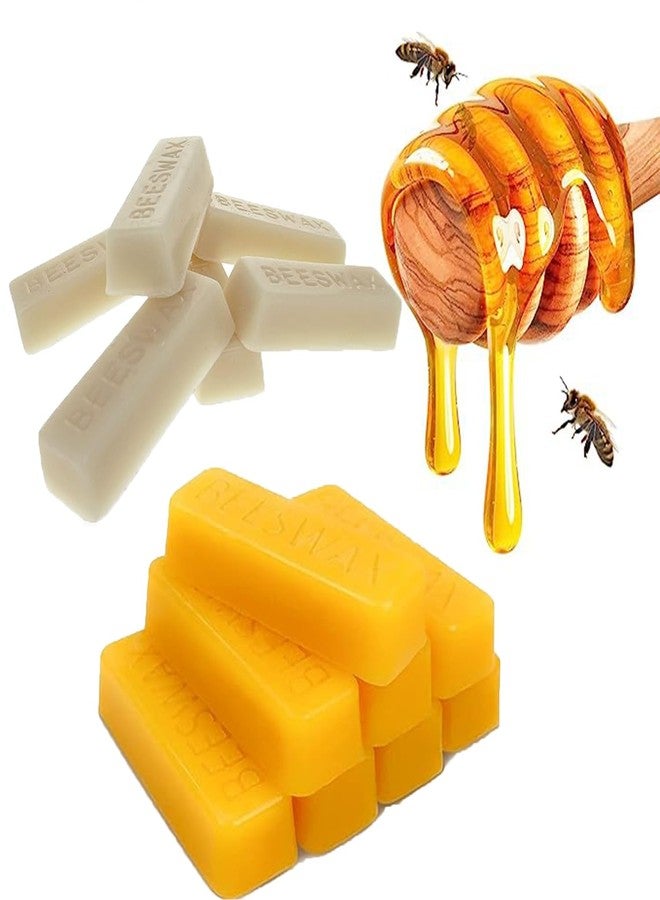 TooGet 36Pcs Yellow Beeswax Sticks, Natural Beeswax Block Beeswax Pure Stick for Candle Making, Skin Care, Furniture Polish, DIY Techniques - 40 OZ - Image 2
