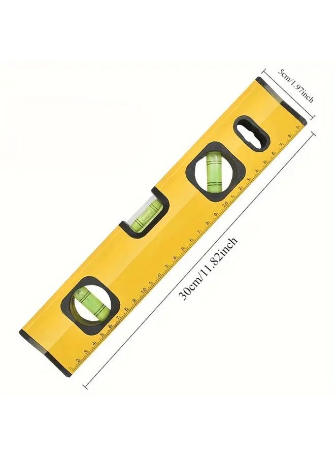 High Precision Magnetic Spirit Level Ruler Rustproof Aluminum Alloy Dual Suction 1pc - Image 3