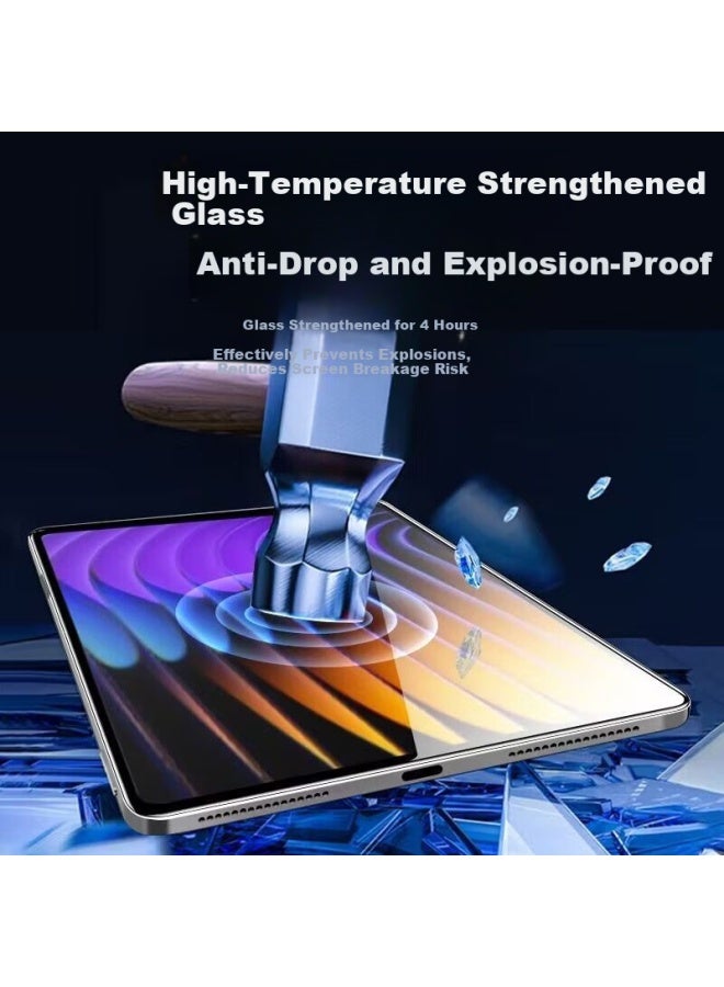 Hboalg Huibao Long Screen Protector For Xiaomi Pad 7/7pro, 11.2-inch Model, Tempered Glass Film, Anti-blue Light, Shatterproof, Anti-fingerprint, Wear-resistant, Anti-glass Film - Image 3