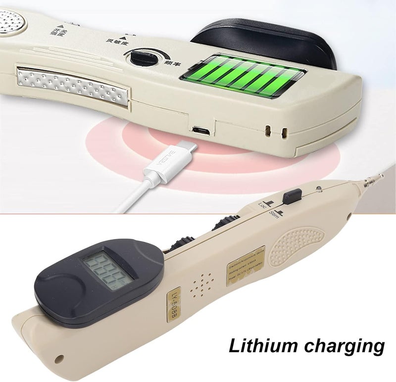 klarako Electric Meridians Massage Pen Safe, Durable Features, for Wrist, Ankle, Knee Skin Relaxation Adjustable Pain Reduction Muscle Acupuncture with Portable - Image 2