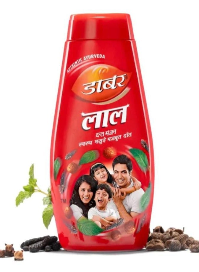 دابر بودرة دابر الحمراء لأسنان قوية وبيضاء والعناية بالفم وعلاج رائحة الفم 100 جرام