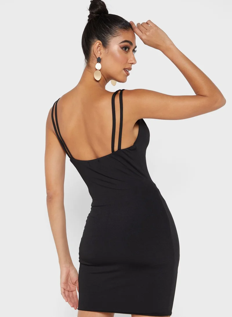 Miss Pap Cowl Neck Knitted Dress