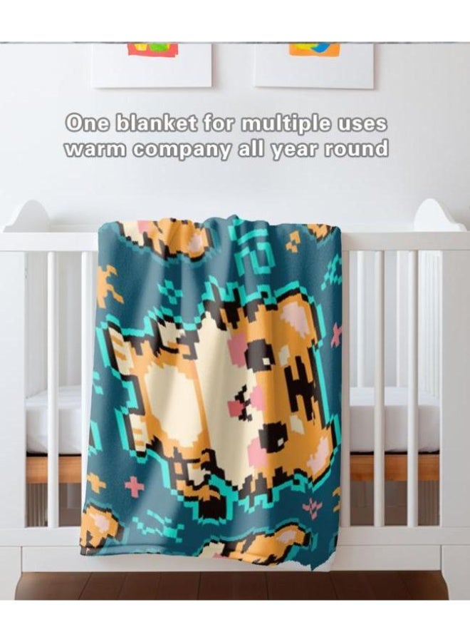 general Flannel thin blanket (warm and comfortable, suitable for sleep, gaming, dust removal and sandproof) 150cm*200cm - 1118 - Image 5