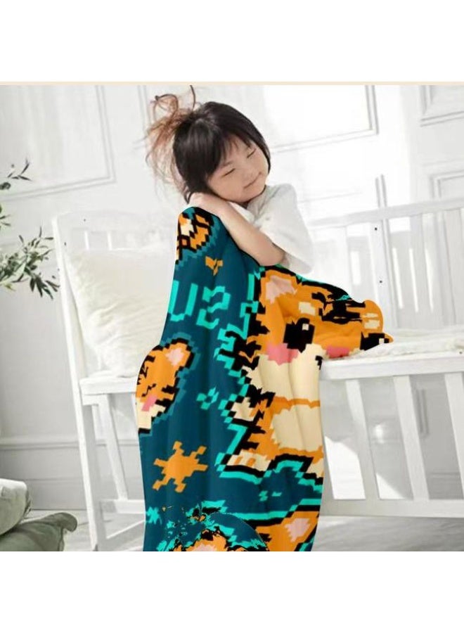 general Flannel thin blanket (warm and comfortable, suitable for sleep, gaming, dust removal and sandproof) 150cm*200cm - 1118 - Image 4