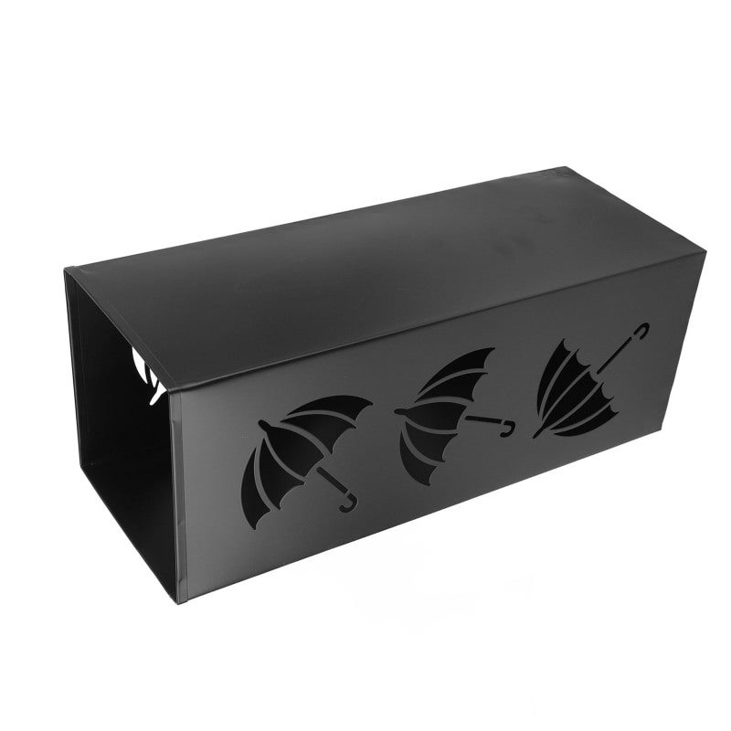 Metal Umbrella Stand 42x16x16cm Compact Space Saving - Premium Powder Coated Steel Indoor Umbrella Holder for Entryway Office Home - Image 2