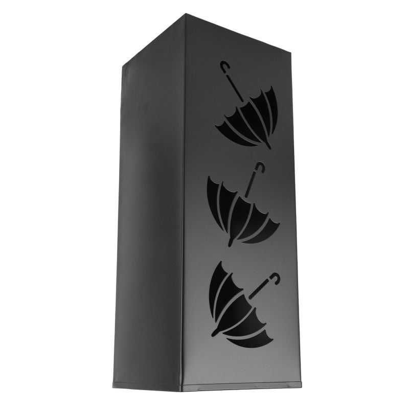 Metal Umbrella Stand 42x16x16cm Compact Space Saving - Premium Powder Coated Steel Indoor Umbrella Holder for Entryway Office Home - Image 3