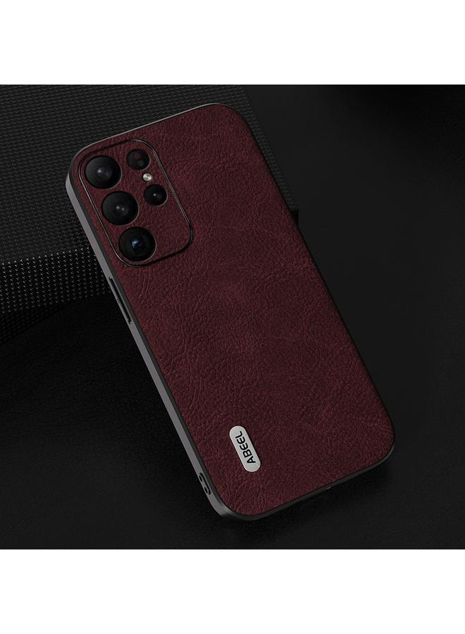 S-TOP Case For Samsung Galaxy S23 Ultra 5G ABEEL Dream Litchi Texture PU Phone Case - Image 2