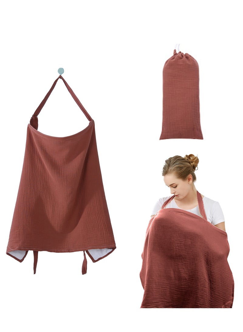 Adando Adando Multifunctional Nursing Cover – Breastfeeding towel - Breastfeeding Scarf - Privacy Shawl & Nursing Cloth Outdoor, Nursing Protective Cover Design for On-the-Go Moms - Image 1
