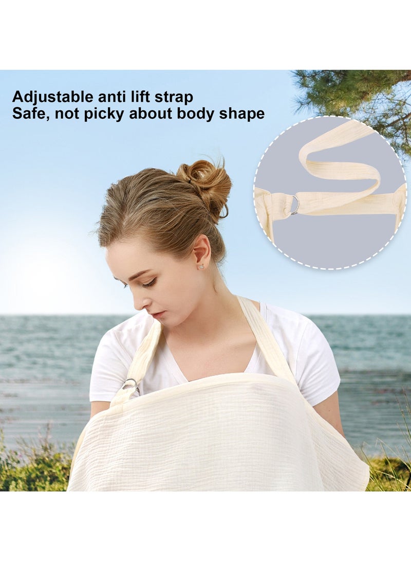 Adando Adando Multifunctional Nursing Cover – Breastfeeding towel - Breastfeeding Scarf - Privacy Shawl & Nursing Cloth Outdoor, Nursing Protective Cover Design for On-the-Go Moms - Image 3