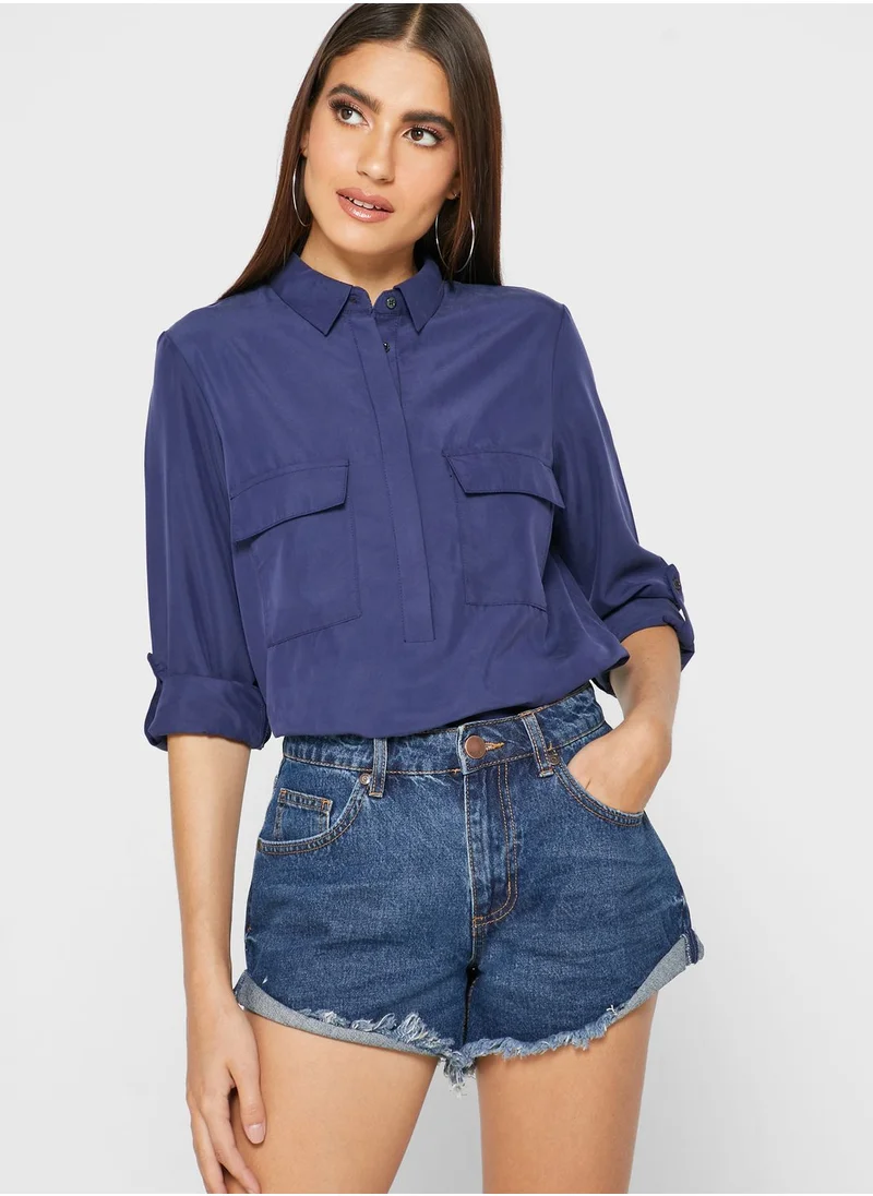 SALSA Roll Sleeve Shirt