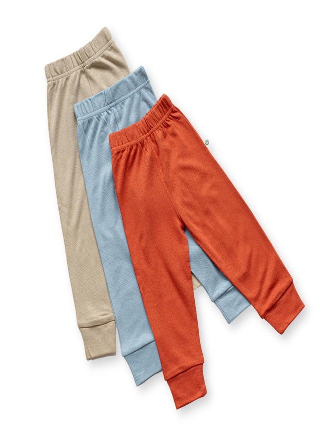 Cocoon Care Knitted Bamboo Pyjama Set for Kids | Pajama for Kids | Multicolor | Pack of 3 | 18-24 Months