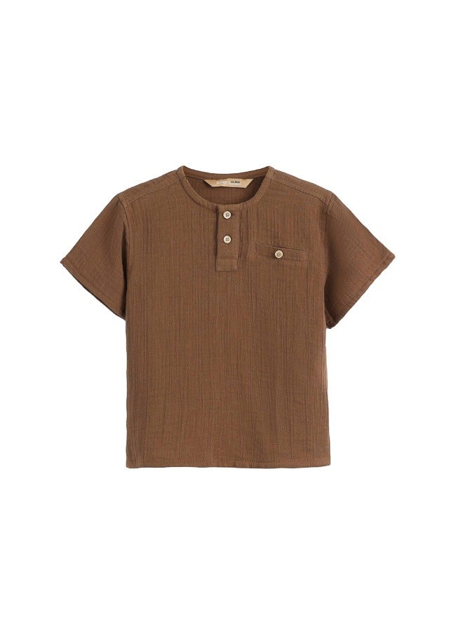 Junior Baby Boys Half Sleeve Shirt