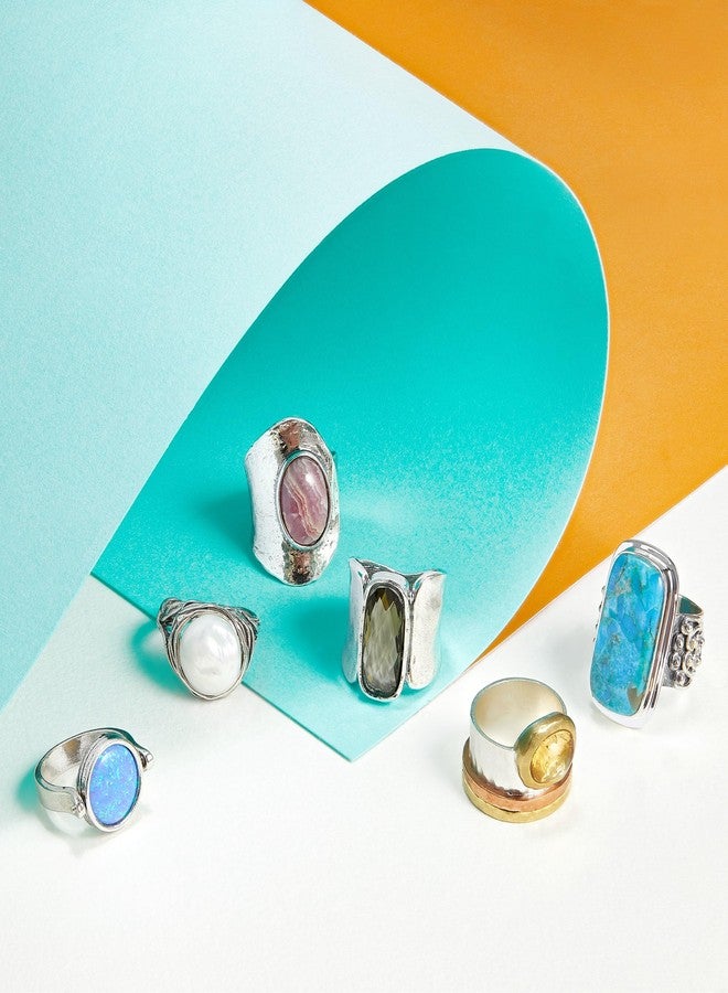 Silpada 'Zircon Token' Olive Green Cubic Zirconia Ring in Sterling Silver, Size 10, Size 10 - Image 5