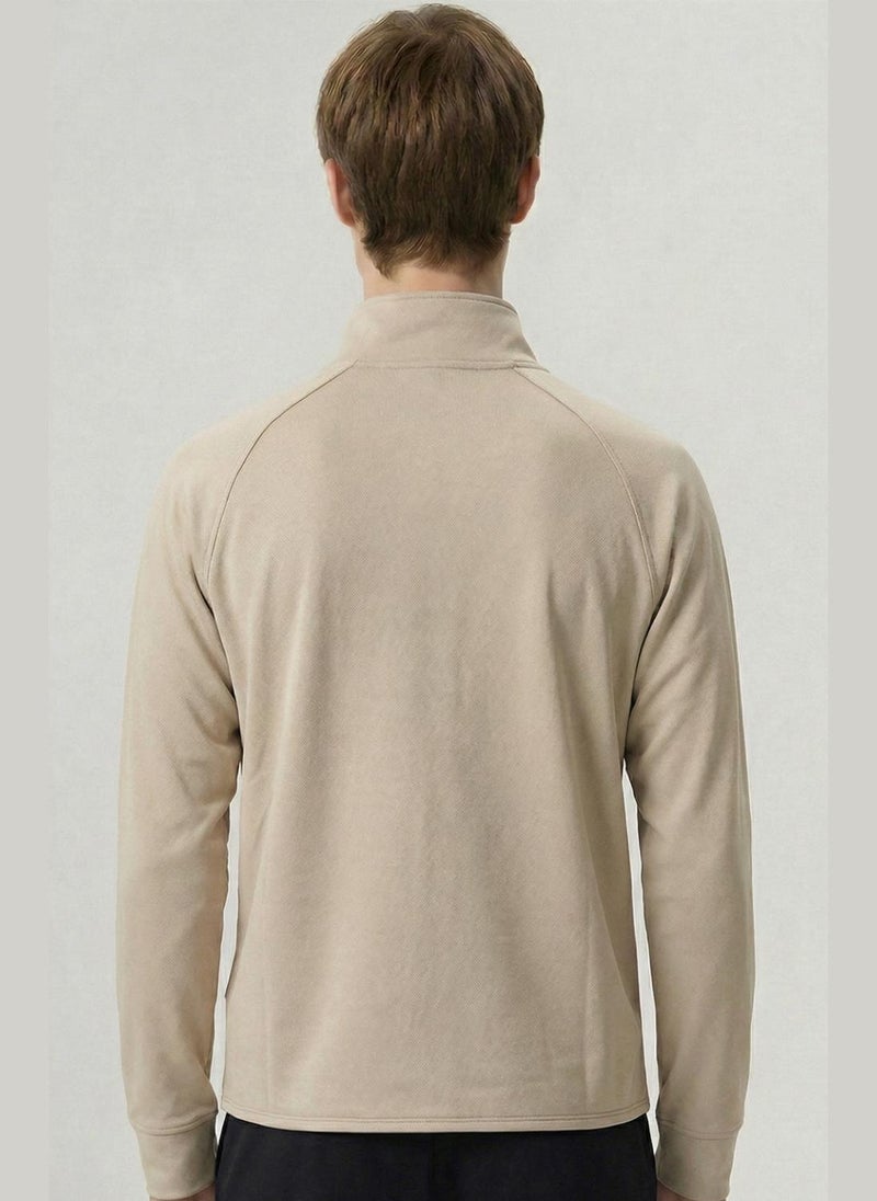 Nobero UPF 50 Jacket | Men Zip Jacket | Regular Fit | Elastomultiester-Polyester Blend | UPF 50 Sun Protection | Anti-Odor & Anti-Microbial Finish - Image 4