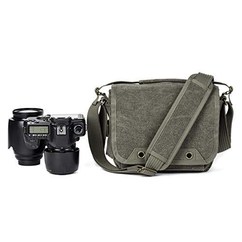 Think Tank Retrospective 5 V2.0 Canvas Shoulder Bag for Mirrorless or Standard DSLR Cameras and Photo Accessories - Pinestone - Small - Image 2