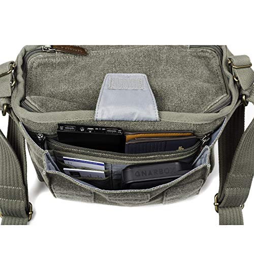 Think Tank Retrospective 5 V2.0 Canvas Shoulder Bag for Mirrorless or Standard DSLR Cameras and Photo Accessories - Pinestone - Small - Image 5