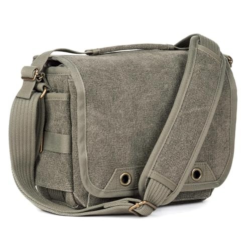Think Tank Retrospective 5 V2.0 Canvas Shoulder Bag for Mirrorless or Standard DSLR Cameras and Photo Accessories - Pinestone - Small - Image 1