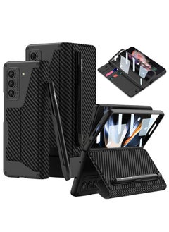 Z Fold 5 Cover Carbon Fiber Black