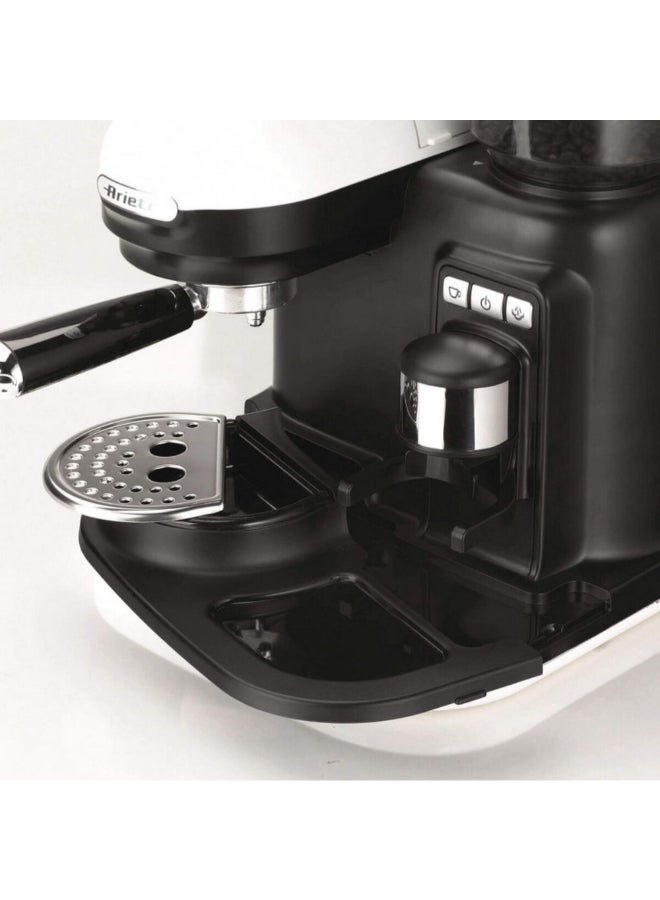 أريتي Espresso Machine with Integrated Coffee Grinder Black and White 30.5 x 30.5 x 30 cm 00M131801ARAS 0.8 L 1080 W 00M131801ARAS Black and White - Image 3