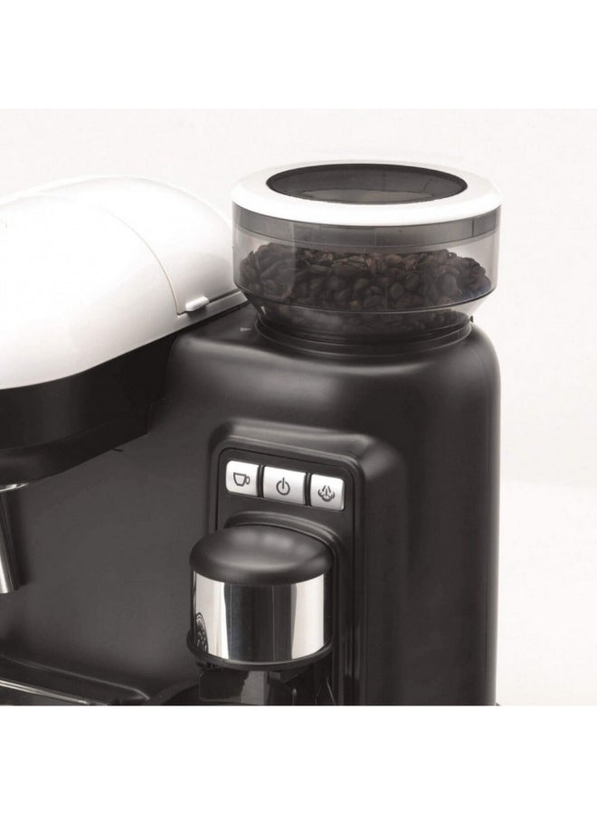 أريتي Espresso Machine with Integrated Coffee Grinder Black and White 30.5 x 30.5 x 30 cm 00M131801ARAS 0.8 L 1080 W 00M131801ARAS Black and White - Image 5