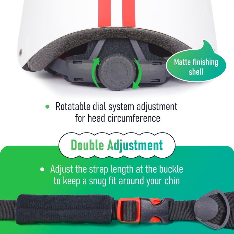 MOUNTALK Kids Bike Helmet for Age 1-3/2-4 Years,Toddler Helmet for Boys and Girls,Scooter,Bicycle and Skateboards Helmets/Matte White, Small Size for Toddler/Little Kids - Image 4
