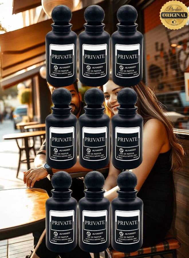 ALHAMIDI 9 Pieces Private Perfume 100ML - Image 1