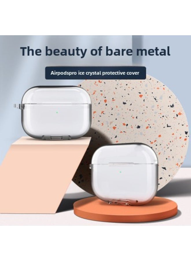 Generic - High Transparency Earphone Case Is Suitable For Airpods Pro2 Bluetooth Wireless Earphone 4 Generation Tpu Soft Case Can Be Printed-Color:High-permeability Earphone Case-Applicable Model:airpods 1/2 Generation - Image 1