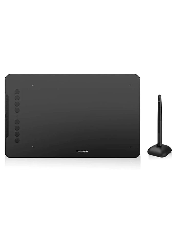 إكس بي-بن تابلت ديكو 01 إصدار V3 للرسم – بمقاس 10 × 6.25 بوصة، يدعم 8192 مستوى ضغط، مزود بقلم بدون بطارية، دعم الإمالة، و8 أزرار اختصار قابلة للتخصيص.  - Image 1