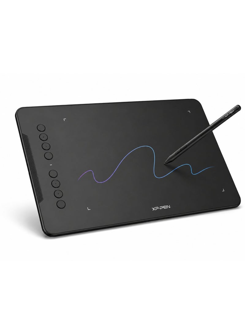 XP-PEN Deco 01 V3 Graphics Drawing Tablet, 10x6 Inch, 16384 Pressure Levels Battery-Free Stylus, 8 Shortcut Keys, for Digital Art, Teaching, Gaming, Windows, macOS, Android and ChromeOS - Image 1