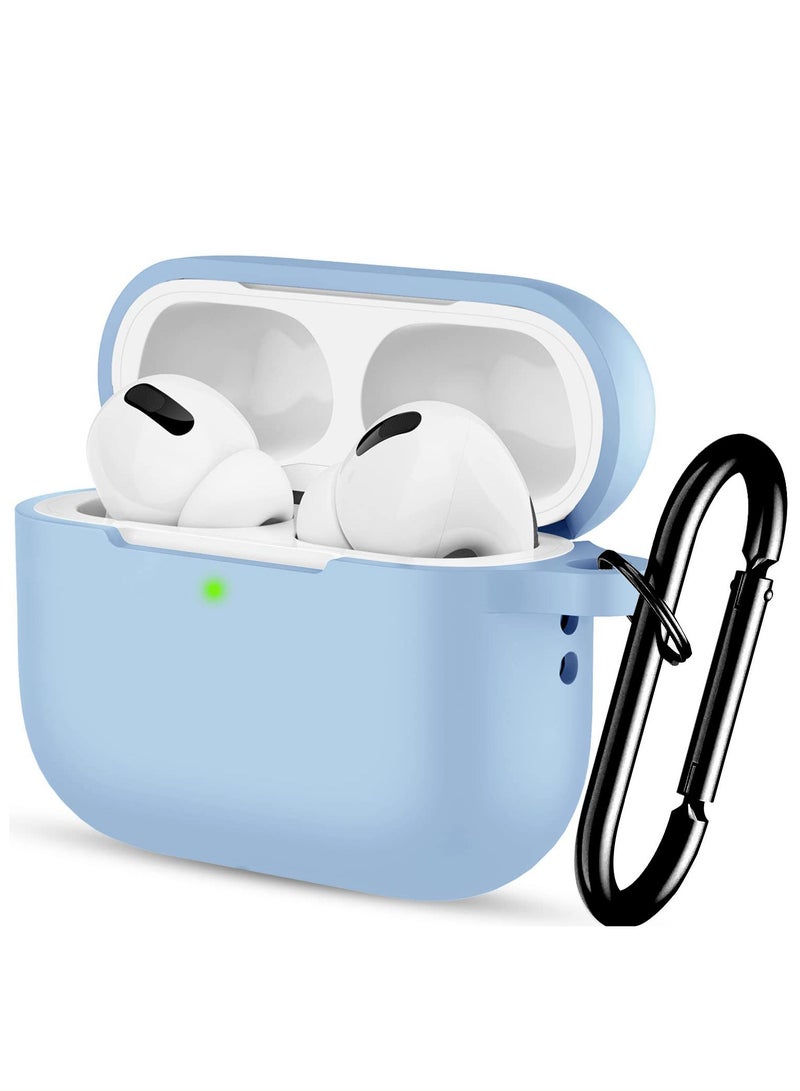 AirPods Pro 2 Case Cover for Women and Men, Soft Silicone Protective Case for Airpods Pro 2nd Generation 2023 2022 and AirPods Pro 1st 2019 with Keychain Front LED Visible Lalic - Image 1