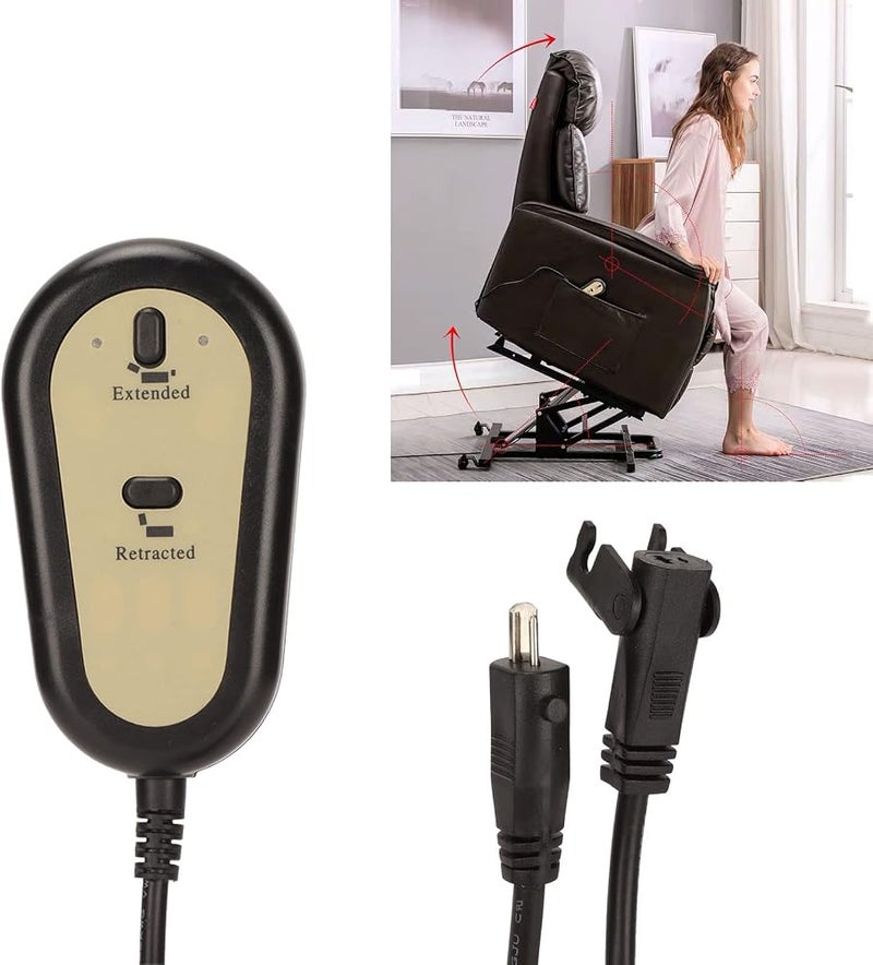 Zerodis Electric Recliner Controller, ABS Ergonomic Sensitive Buttons Chair Lift Manual Controller Material with 22AWG Wire Suitable for Electric Sofas Massage Table - Image 4