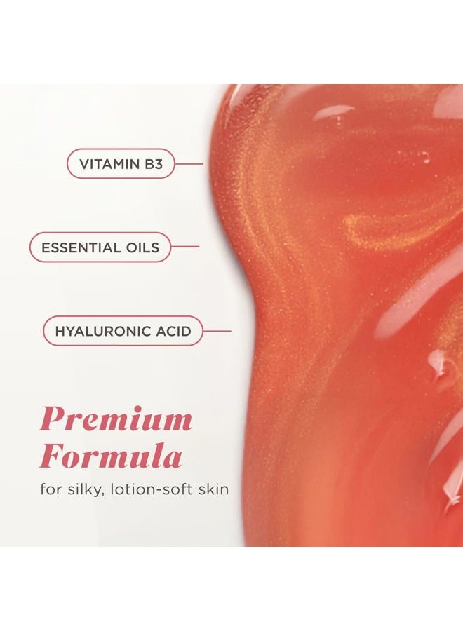 Caress Body Wash for Women, Mango & Almond Oil, Refreshing Shower Gel for Smooth, Rejuvenated Skin, 20 fl oz, 4 Pack - Image 5