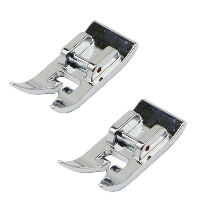 2 PCS UNIVERSAL GENERAL PURPOSE ZIGZAG FOOT STRAIGHT STITCH FOOT FOR MOST SINGER BROTHER JANOME KENMORE BABYLOCK DOMESTIC LOW SHANK SEWING MACHINES