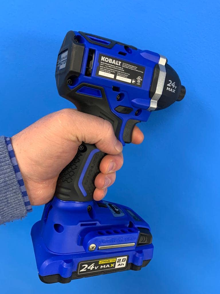 StealthMounts Magnetic Bit Holder for Kobalt (2 Pack) - Blue | Made in UK - Image 3