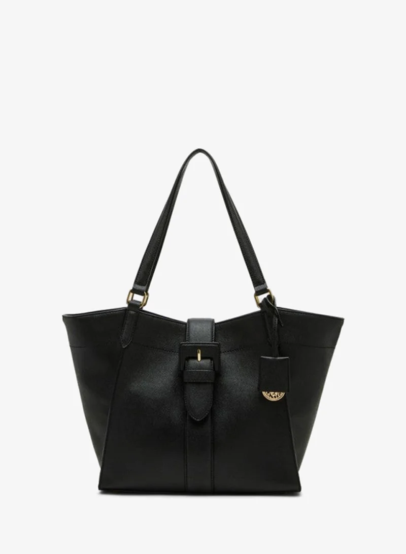 Anne Klein Textured Buckle Detail Tote Bag