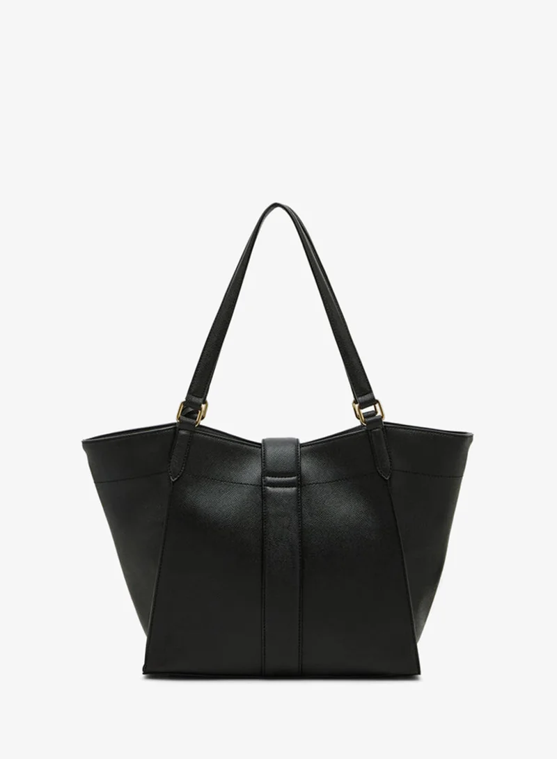 ANNE KLEIN  Anne Klein Textured Buckle Detail Tote Bag for Women | Best Price UAE