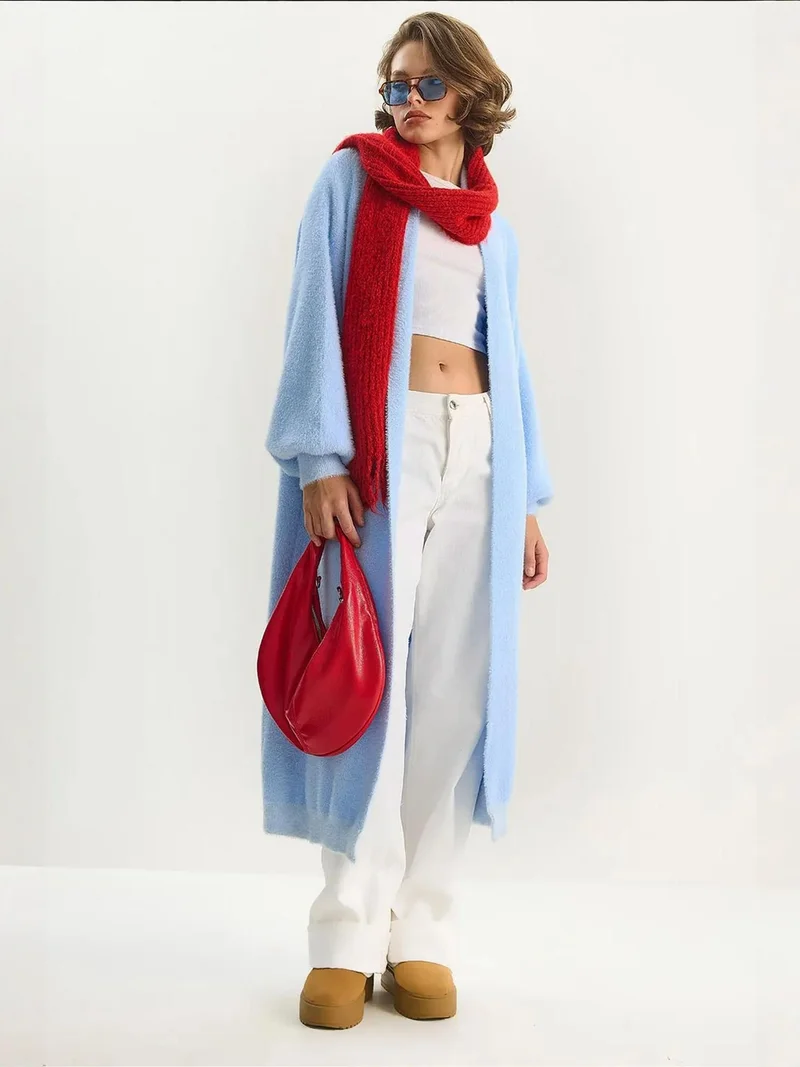 بيانكو لوتشي كارديجان محبوك واسع من لوتشي