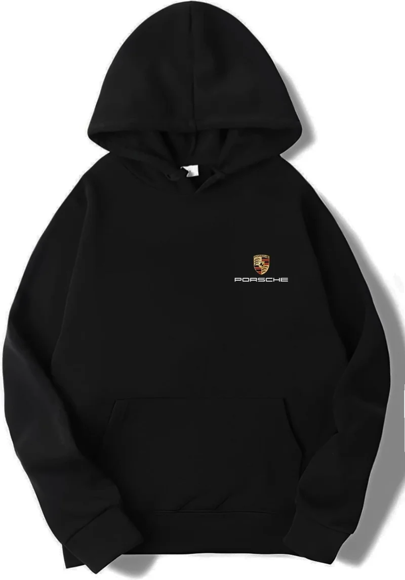 بي ار زد كولكشن Unisex Oversize Porsche The 911 Gt3 Rs Blue Hoodie