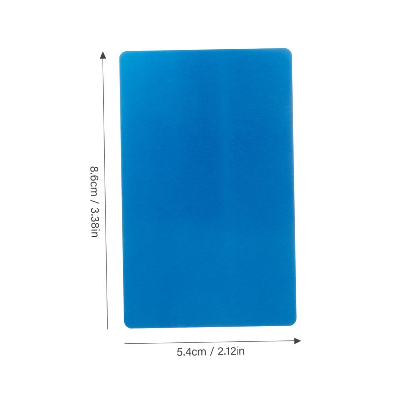 8 Pcs Blank Metal Cards For Engraving Premium Sublimation Blanks Custom Design Personal - Image 4