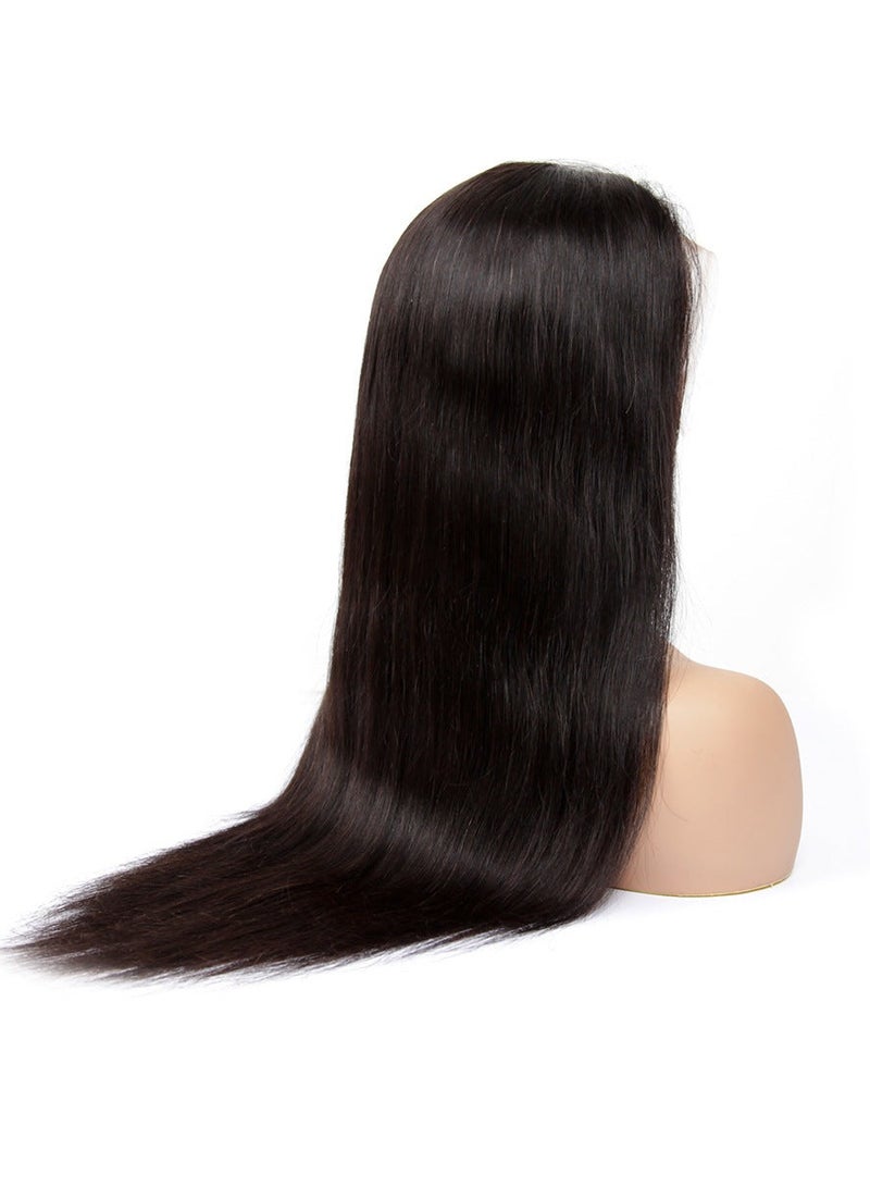 إستيل شعر مستعار بشري مستقيم مع دانتيل أمامي دانتيل 13x4 - Image 4