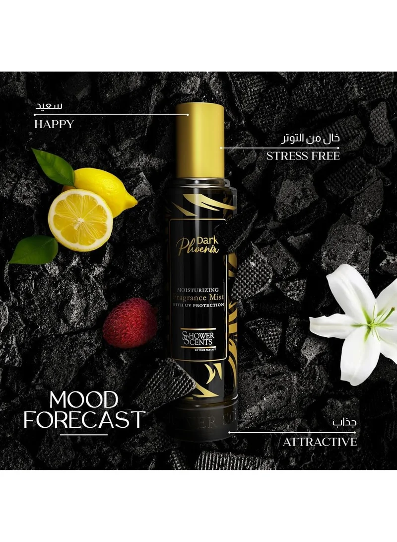 Shower Scents Shower Scents Dark Phoenix moisturizing fine fragrance body mist  250ml