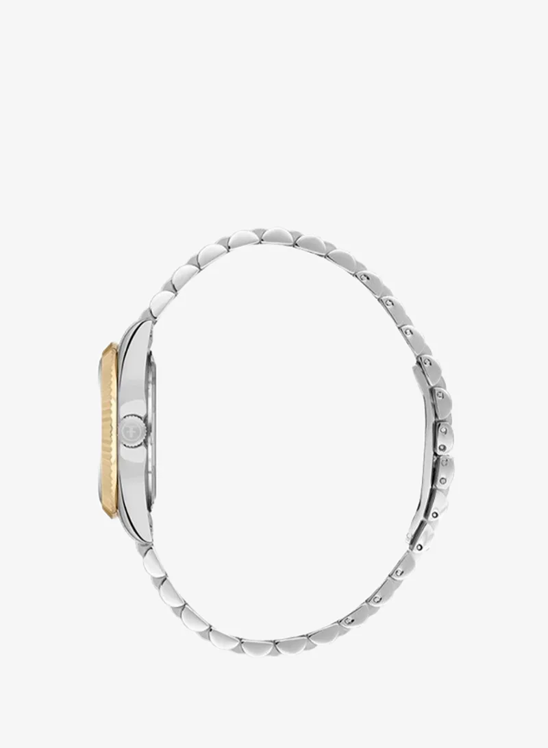 Freelook Paris Freelook - Jolie Women's Watch | Steel Case | Stainless Steel Band | Dark Green & Round Dial | Analog | Quartz | Mineral Glass | Premium Luxury Watch | Ideal Gift | Water Resistant 30 Meters