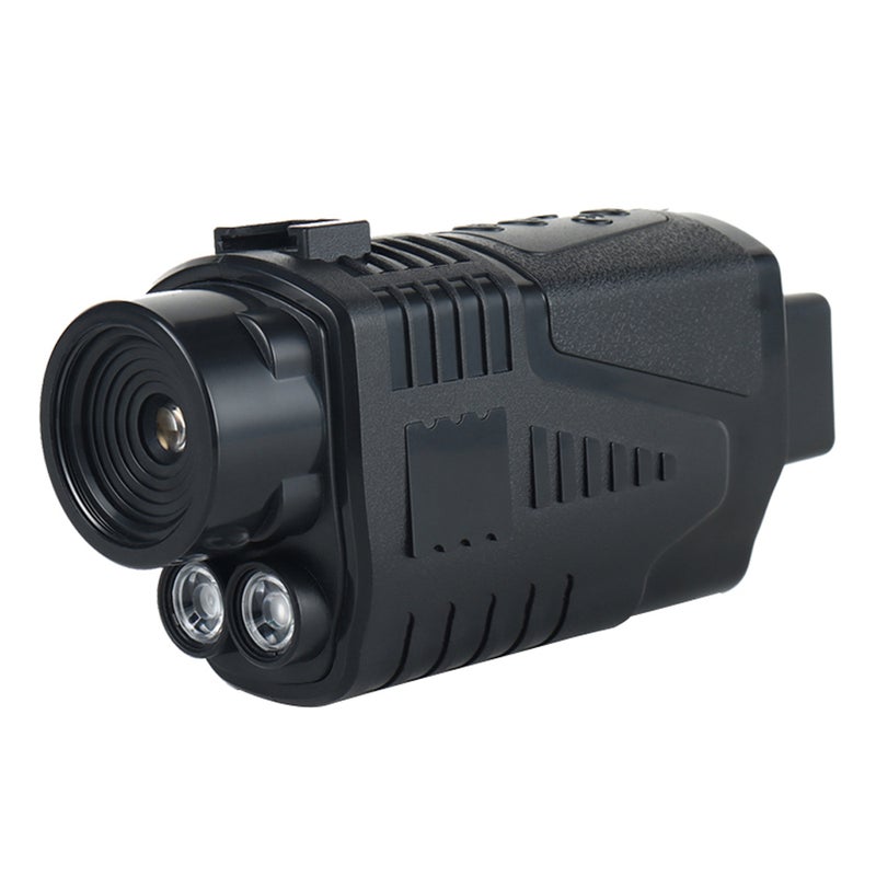 Portable Monocular Infrared Night-Visions Device Day Night Use Photo Video Playback Modes 5X Digital Zoom 300M Full Dark Viewing Distance for Outdoor Hunts Boating Journey - Image 1