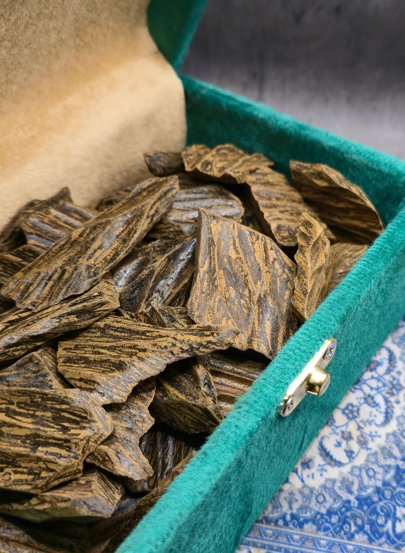 عود كلمنتان محسن ربع كيلو 250 جرام  متوسط الجودة مع صندوق حفظ باللون الأخضر - Image 2